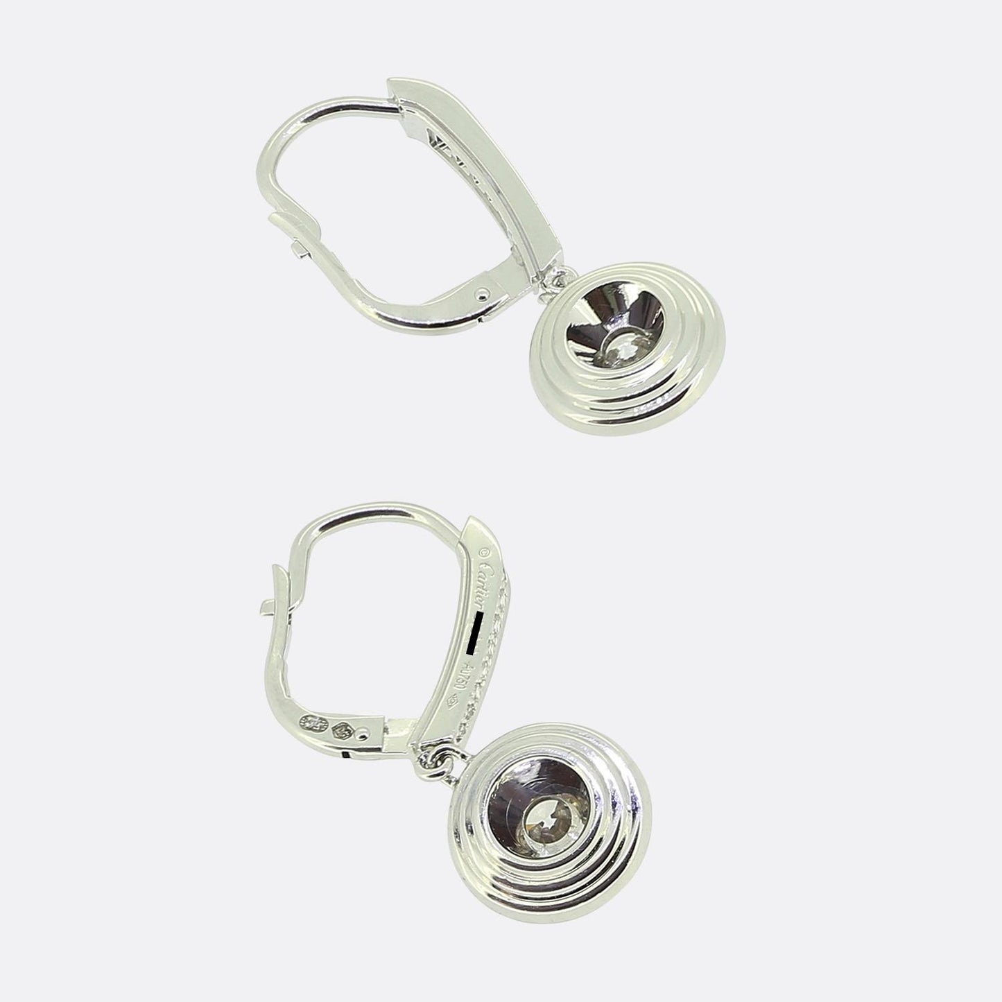 Cartier D'Amour Diamond Sleeper Earrings