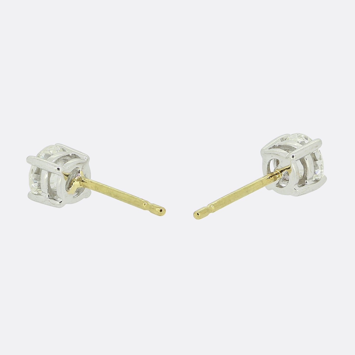 1.00 Carat Diamond Stud Earrings