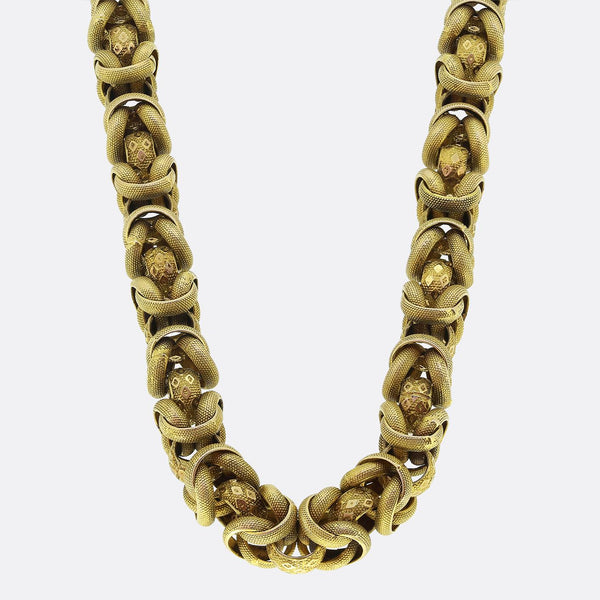 Vintage Fancy Link Gold Chain