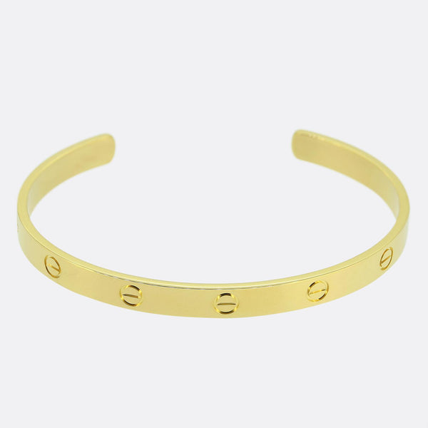 Cartier LOVE Cuff Bangle Size 20