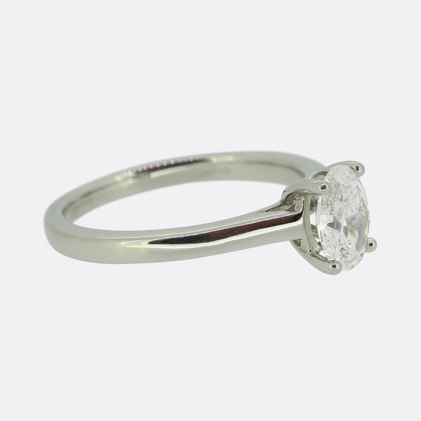 0.80 Carat Diamond Single-Stone Ring
