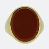 Vintage Oval Carnelian Signet Ring