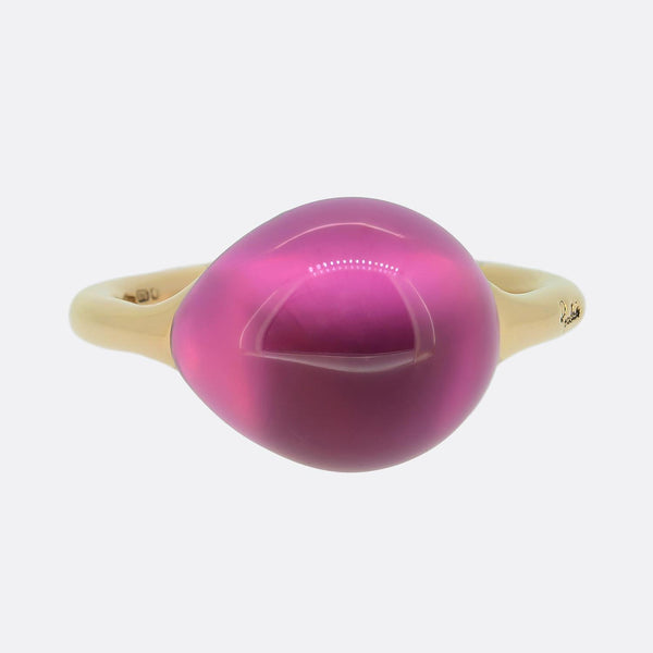 Pomellato Rouge Passion Cabochon Pink Ring