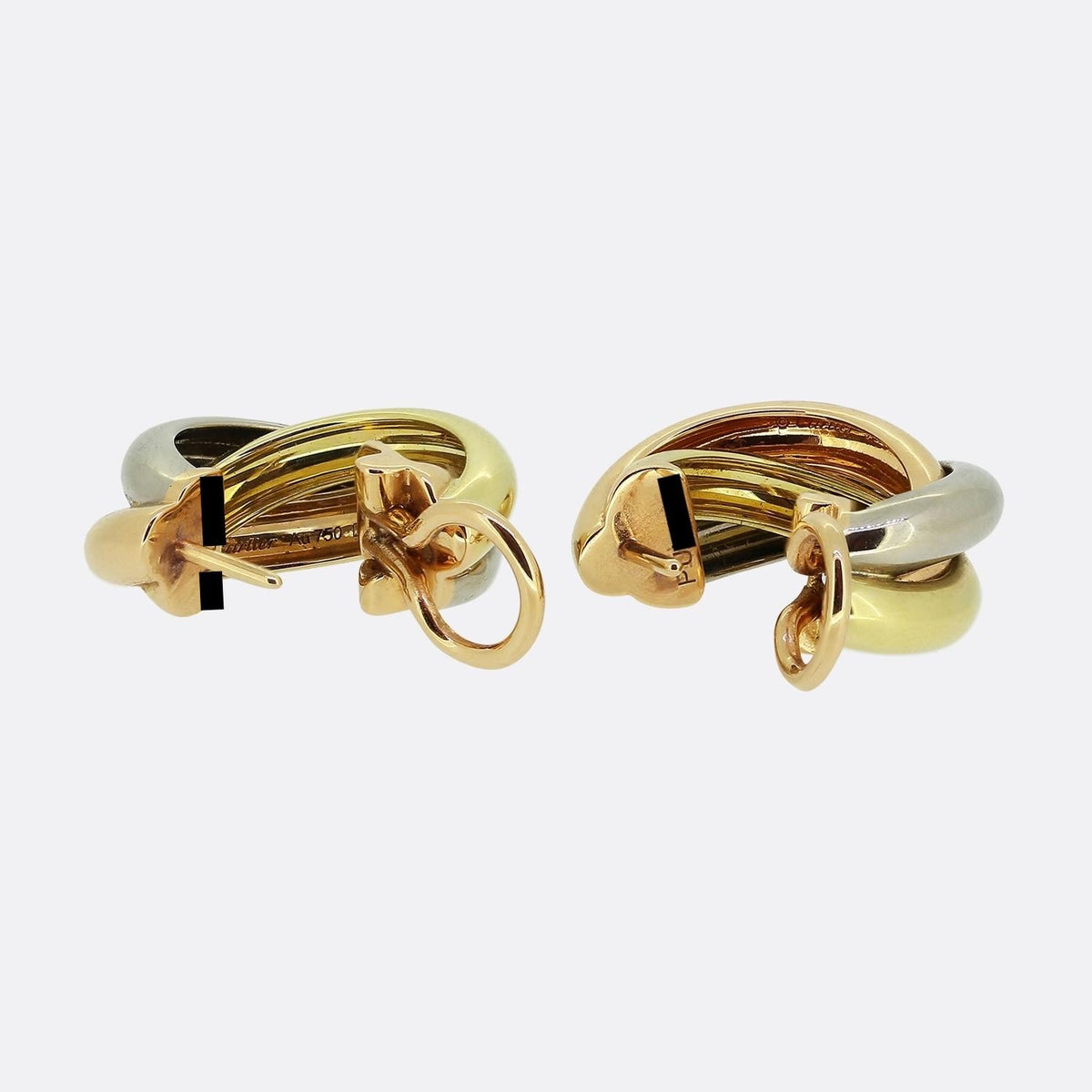 Cartier Tri-Colour Trinity Earrings