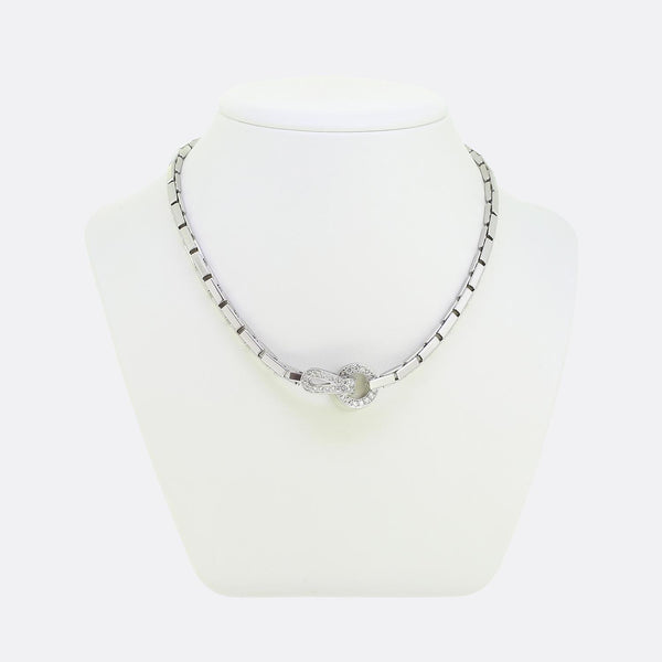 Cartier Agrafe Diamond Necklace