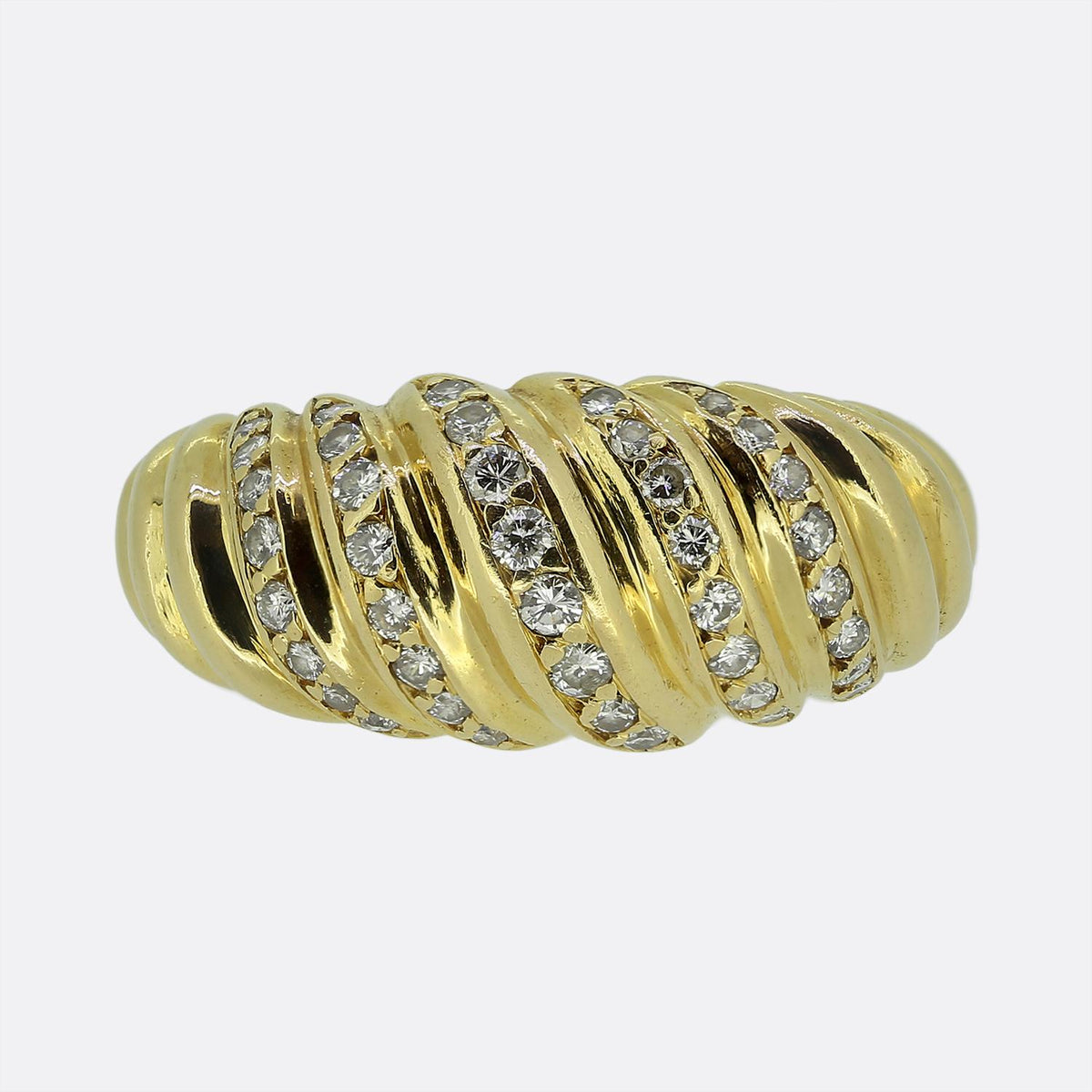 Cartier Diamond Croissant Ring