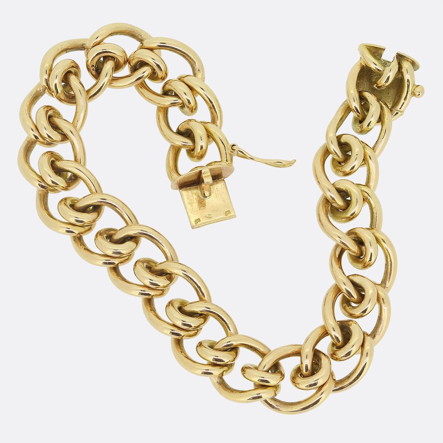 Antique French Curb Chain Bracelet