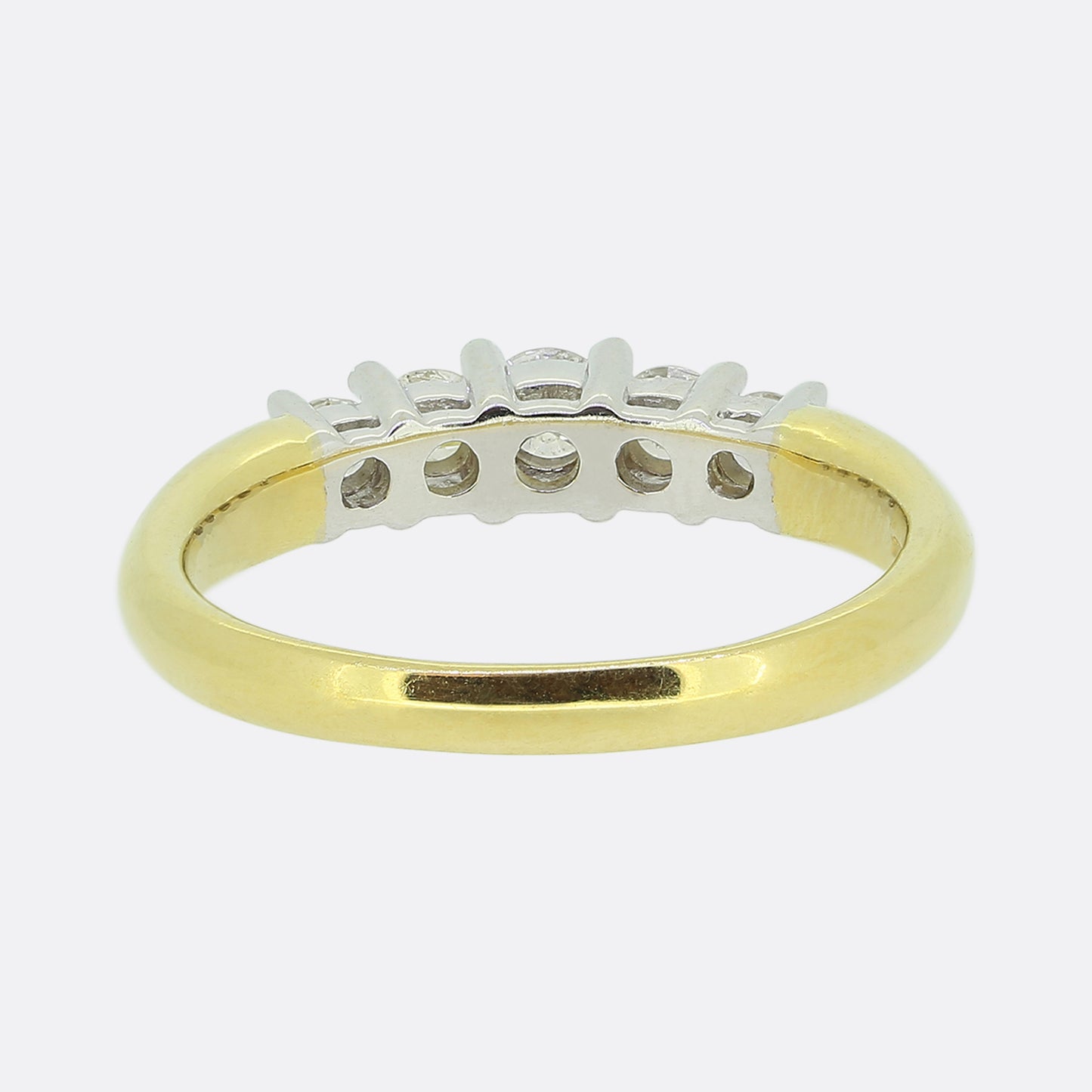 0.49 Carat Five-Stone Diamond Ring