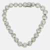 Art Deco 11.00 Carat Old Cut Diamond Line Bracelet