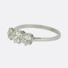 0.90 Carat Old Cut Diamond Three-Stone Ring