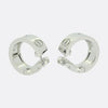 Cartier Two Diamond Classic Model LOVE Hoop Earrings