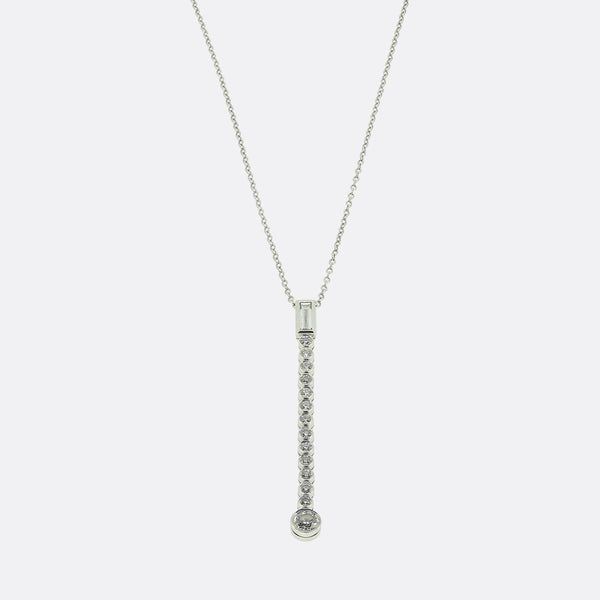 Tiffany & Co. Diamond Drop Jazz Necklace
