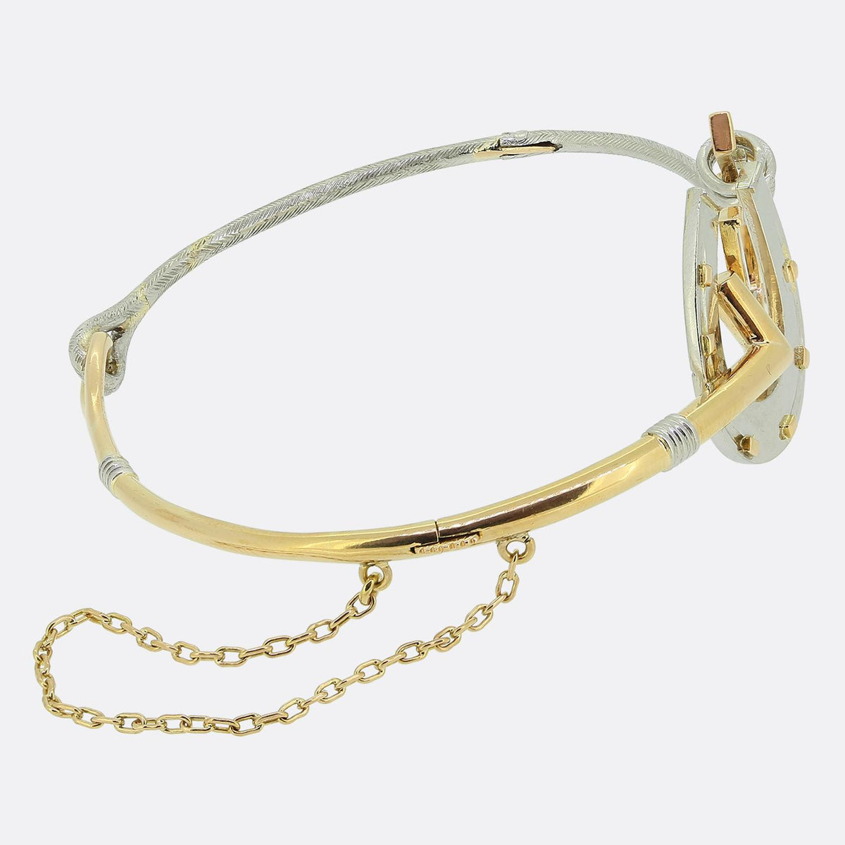 Late Victorian Double Horseshoe Bangle
