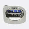 Cartier Retro Sapphire and Diamond Ring