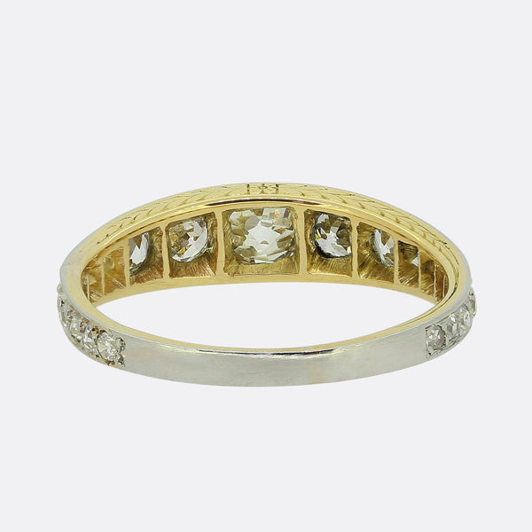 Antique Old Cut Diamond Band Ring