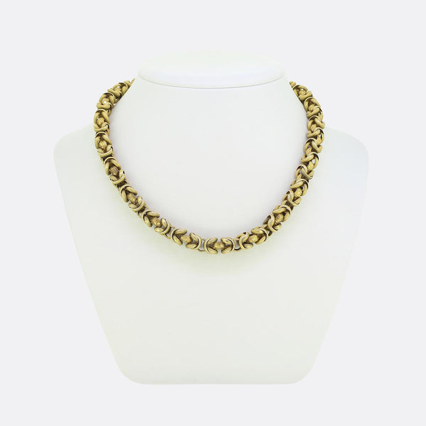 Vintage Fancy Link Gold Chain
