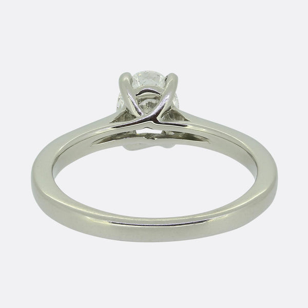 0.80 Carat Diamond Single-Stone Ring