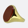 Vintage Oval Carnelian Signet Ring