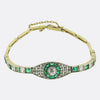 Art Deco Emerald and Diamond Bracelet