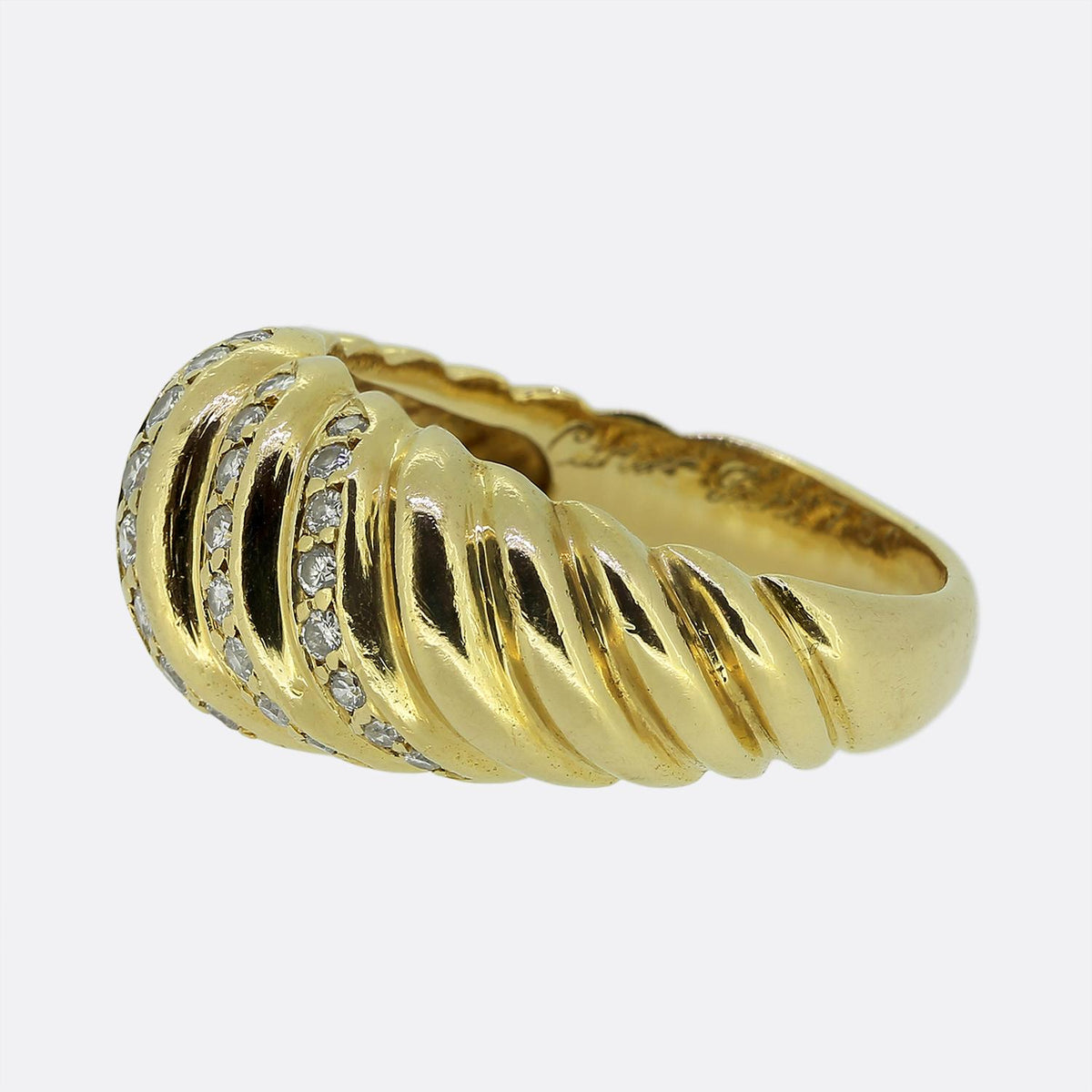 Cartier Diamond Croissant Ring