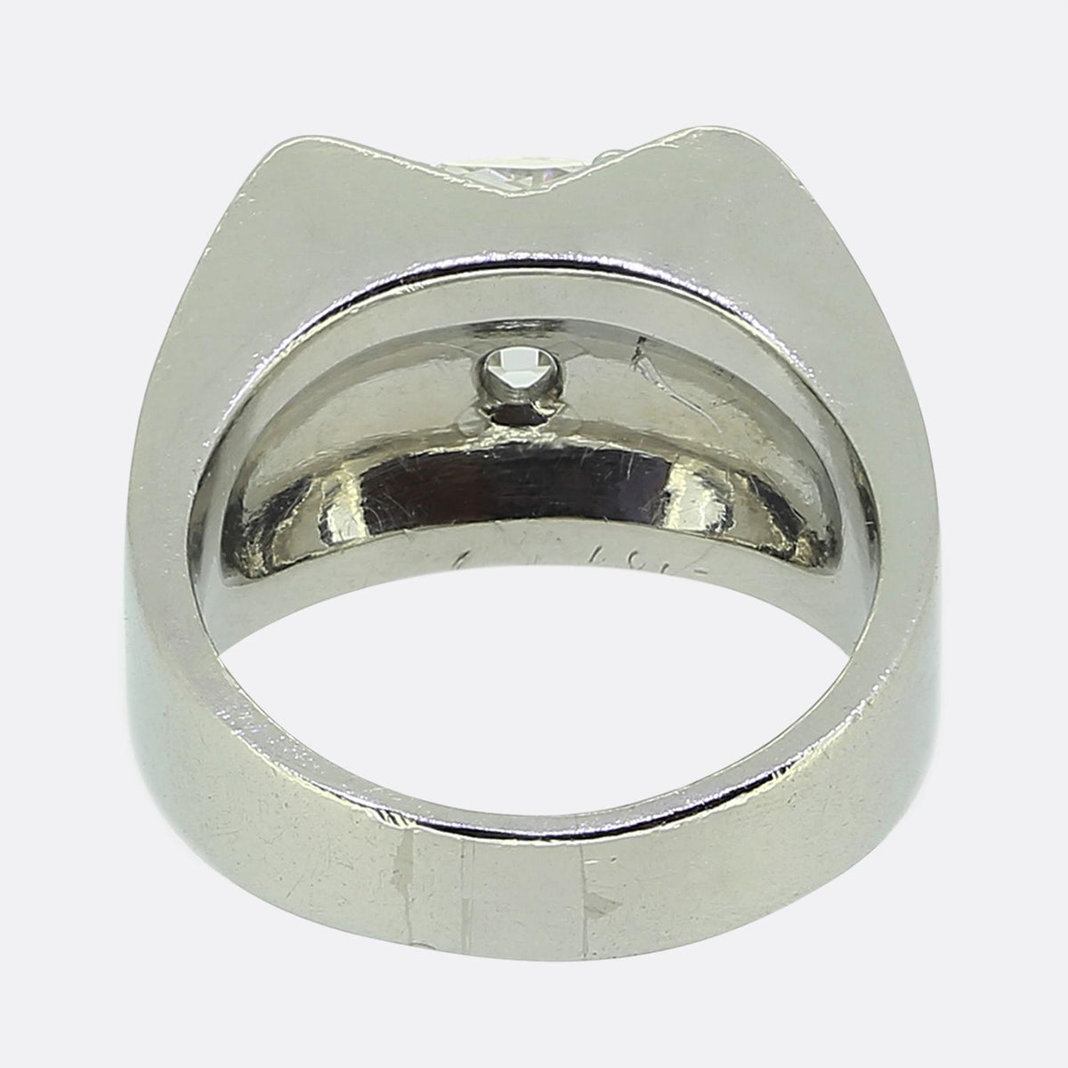 Art Deco 1.80 Carat Old Cushion-Cut Diamond Ring