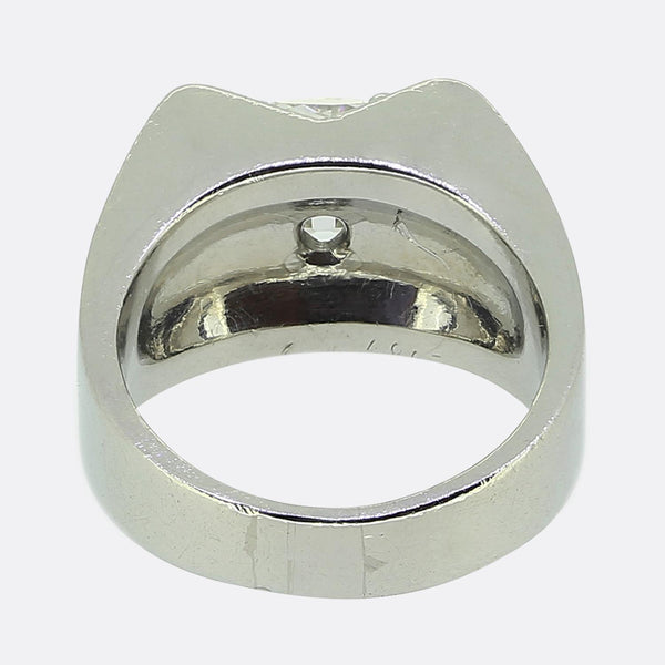 Art Deco 1.80 Carat Old Cushion-Cut Diamond Ring