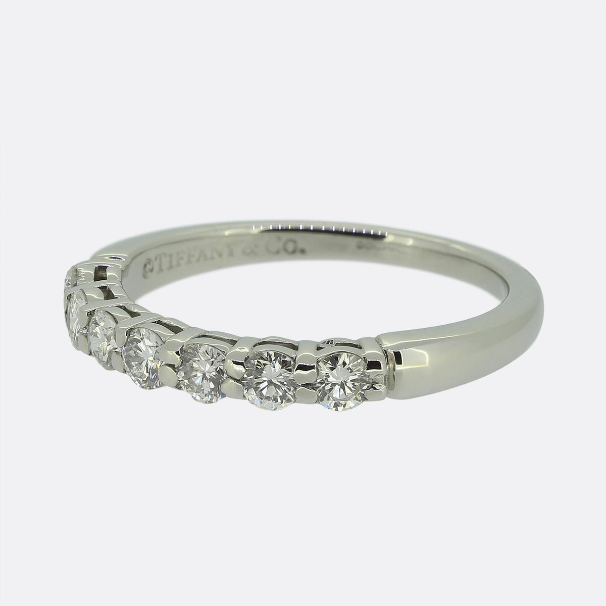 Tiffany Diamond Half Eternity Ring
