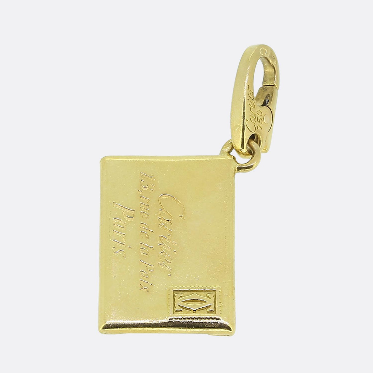 Cartier 13 Rue De La Paix Letter Pendant Charm
