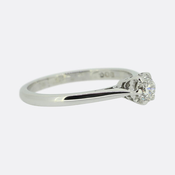 Boodles 0.41 Carat Diamond Solitaire Engagement Ring