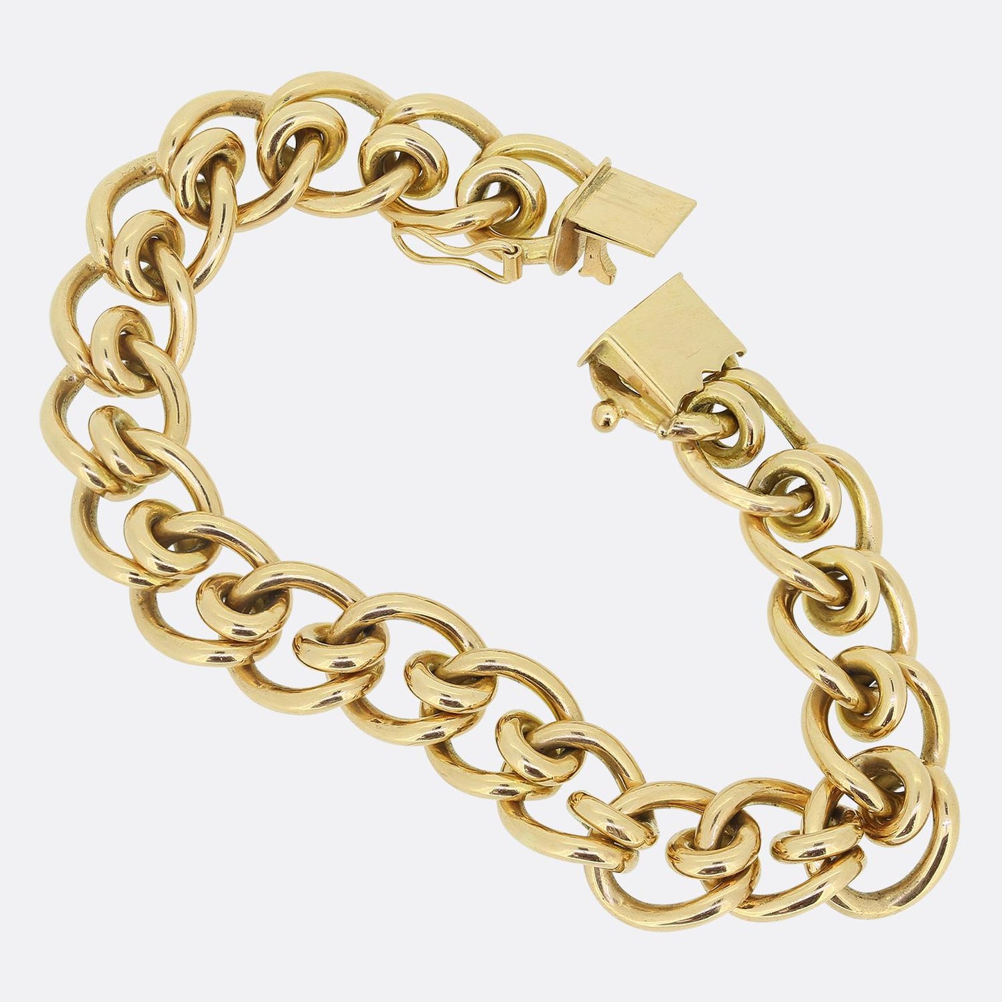Antique French Curb Chain Bracelet