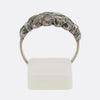 Georgian Rose Cut Diamond Two Row Ring