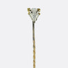 Antique Trillion Cut Diamond Stick Pin