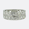 3.00 Carat Old Cut Diamond Double Row Ring
