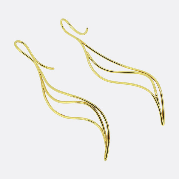 Tiffany & Co Elsa Peretti Wave Earrings