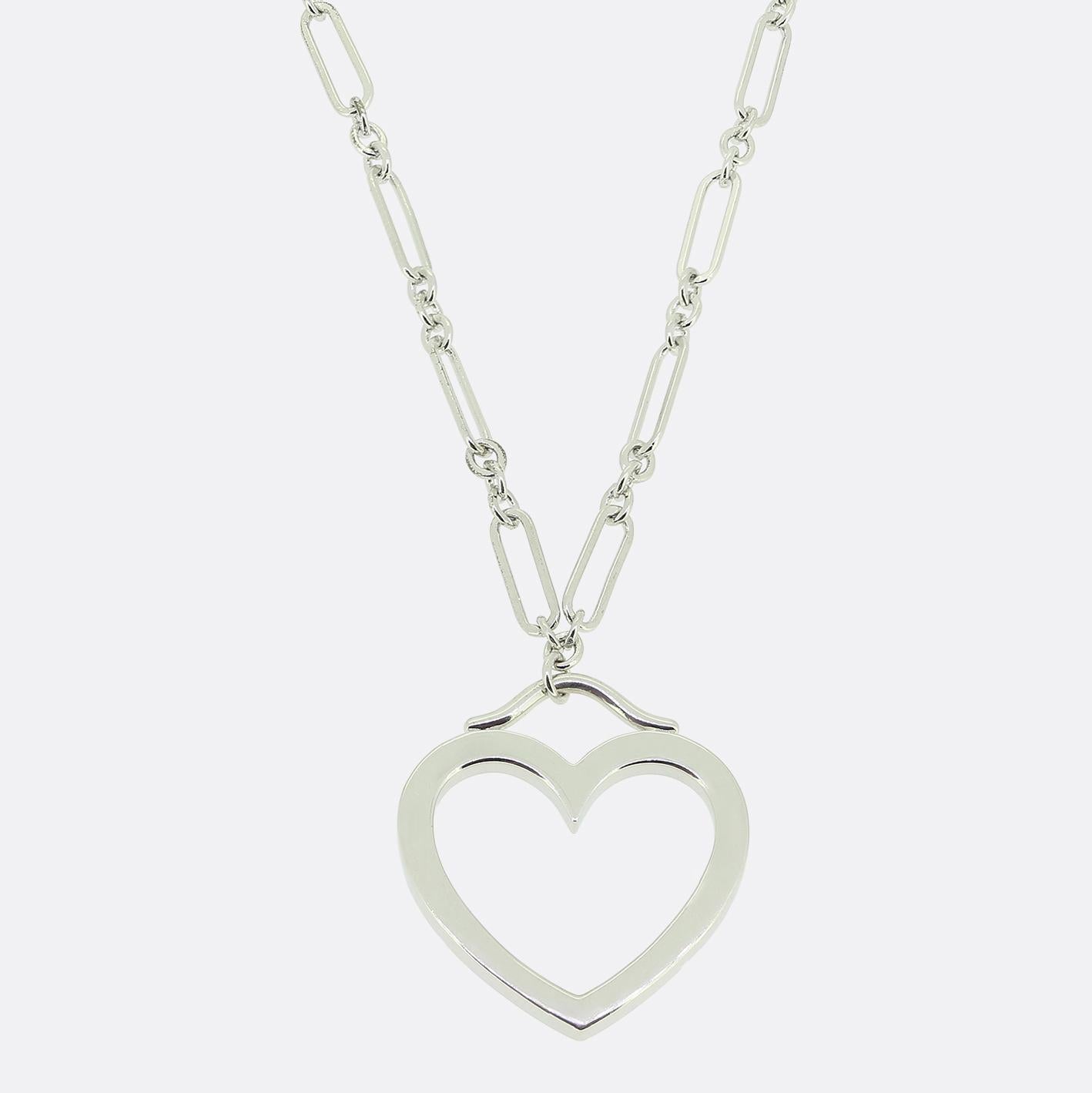Tiffany & Co. Sentimental Heart Pendant Necklace