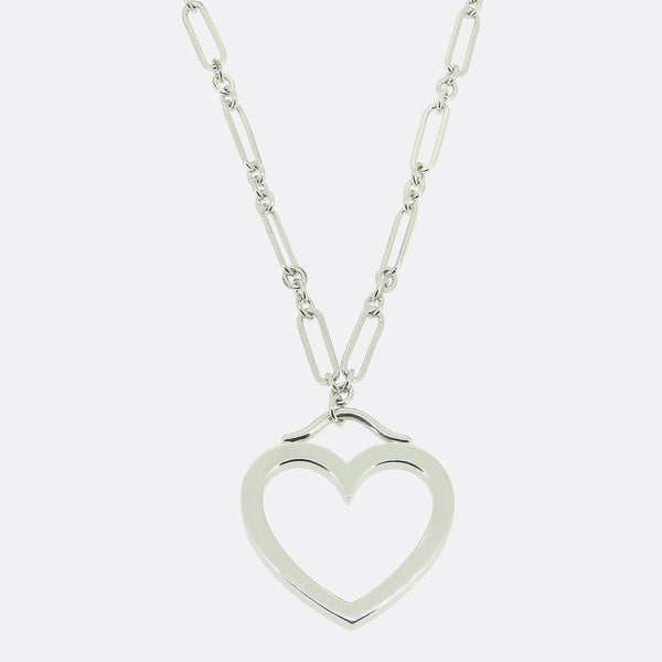 Tiffany & Co. Sentimental Heart Pendant Necklace