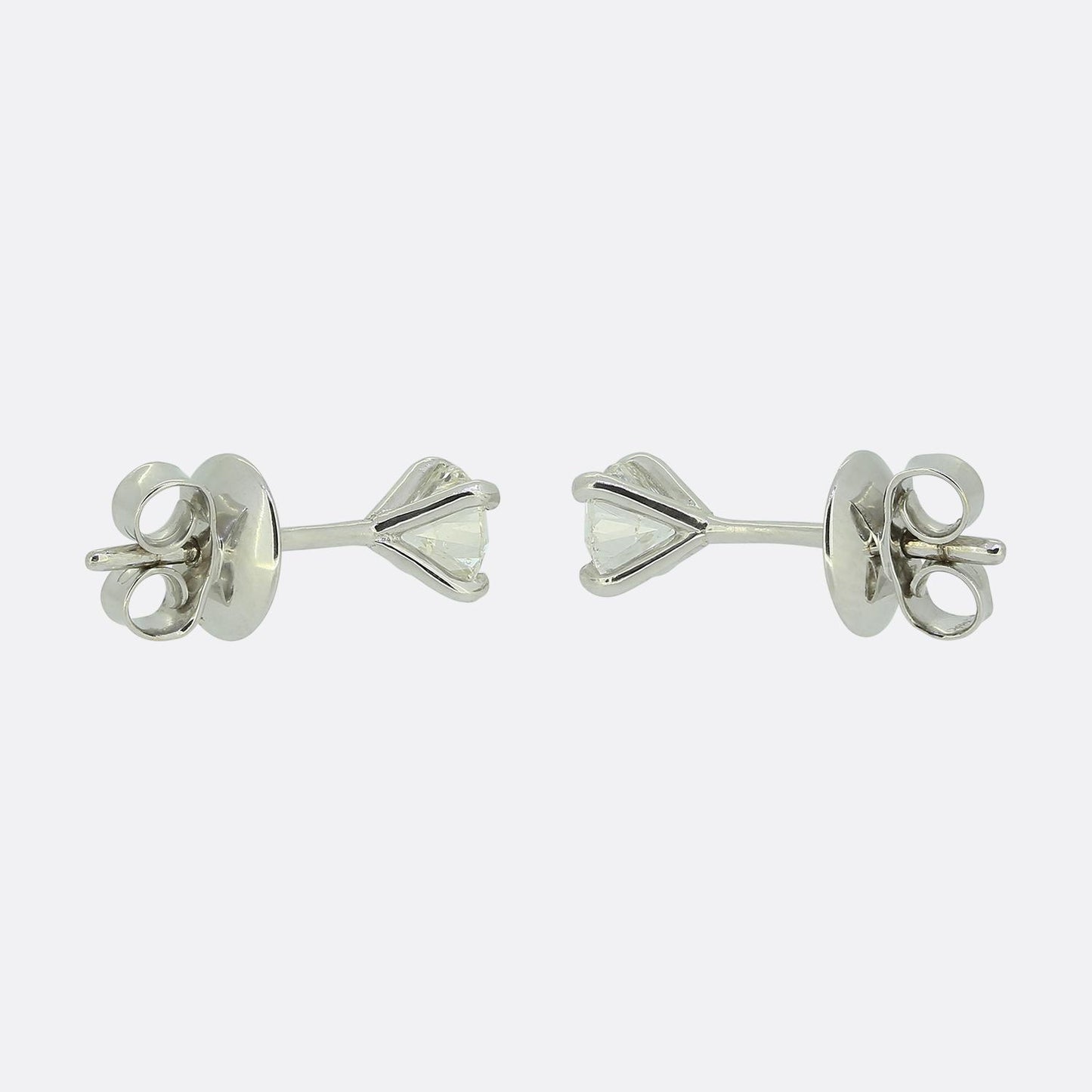 0.80 Carat Diamond Stud Earrings