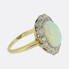 Edwardian Opal and Diamond Cluster Ring