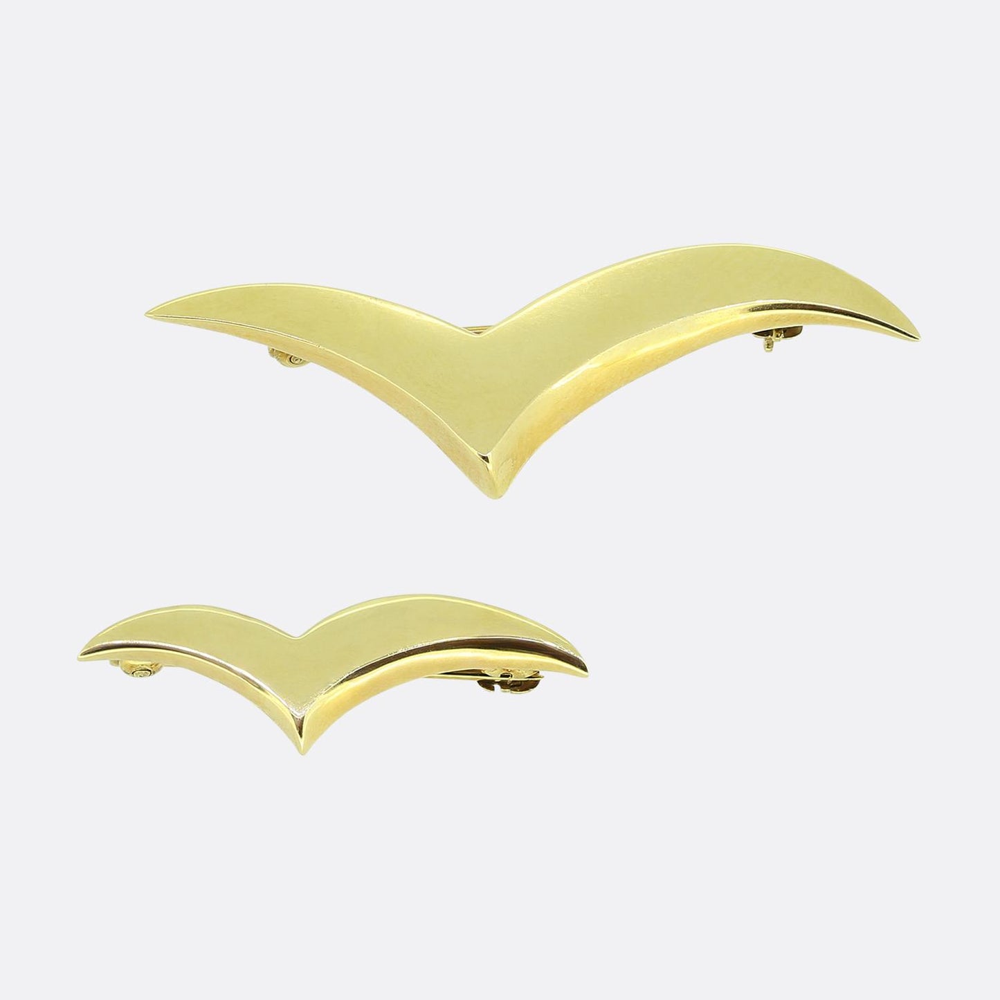 Tiffany & Co. Seagull Bird Brooch Set
