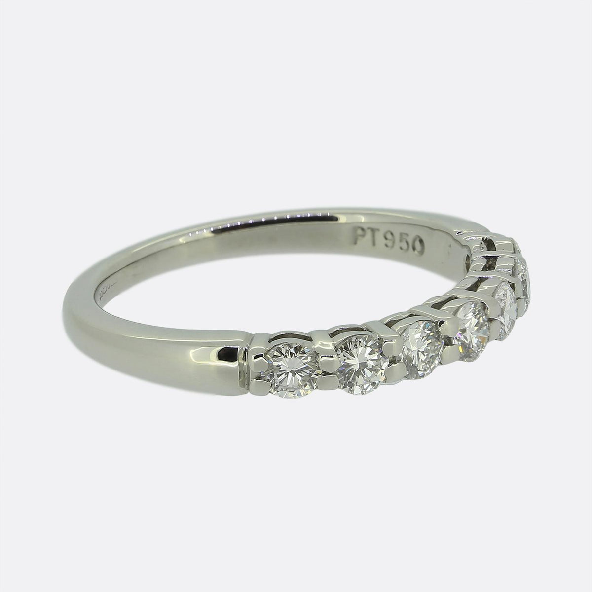 Tiffany Diamond Half Eternity Ring