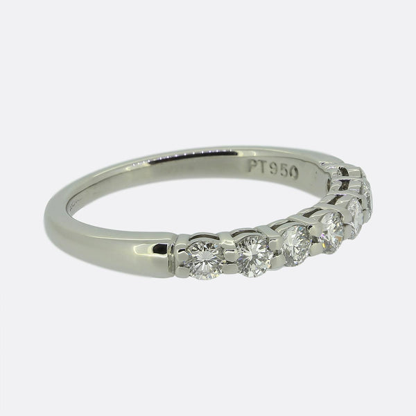 Tiffany Diamond Half Eternity Ring