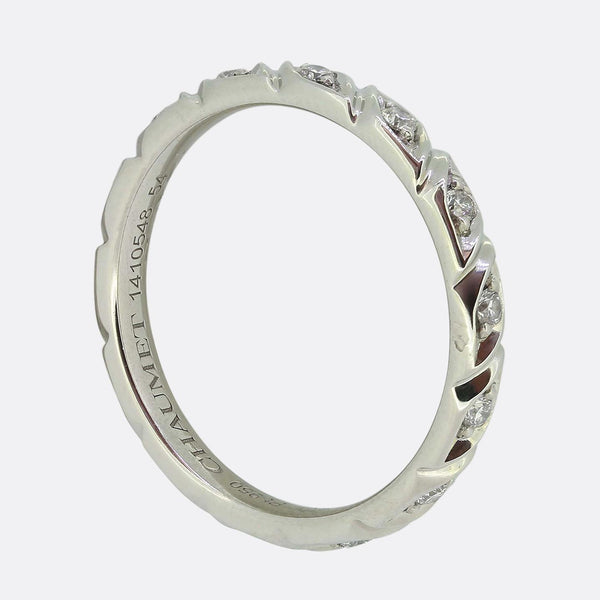 Chaumet Torsade De Chaumet Wedding Band Ring Size N (54)