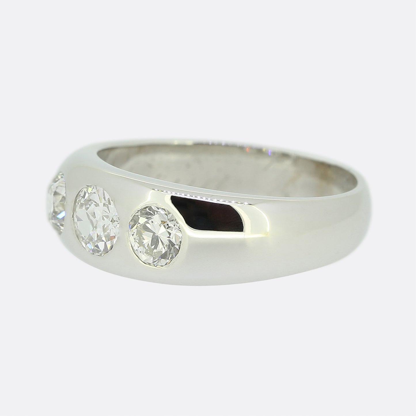 Vintage 1.18 Carat Diamond Three-Stone Ring