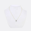 Antique Old Cut Diamond Drop Necklace