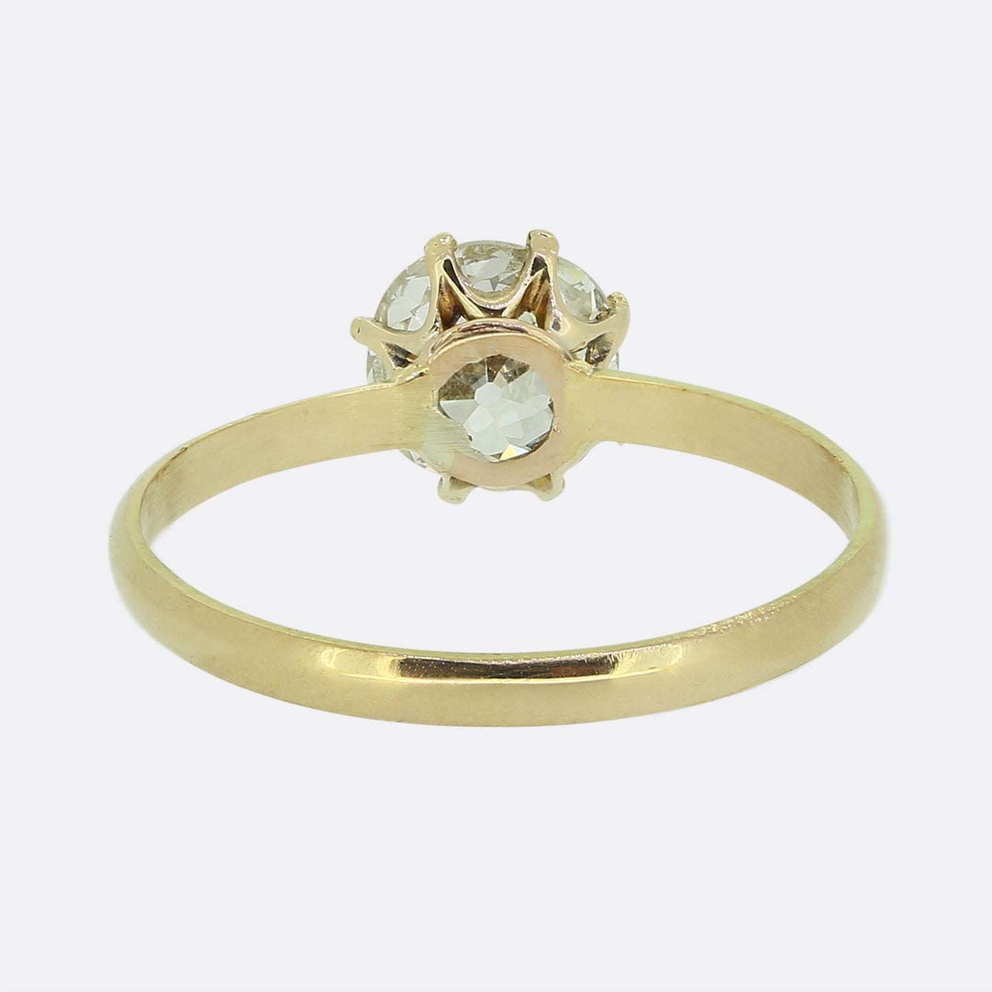 Vintage 1.00ct Old European Cut Diamond Solitaire Ring