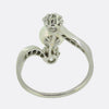 Early 20th Century Pearl and Diamond Three-Stone Ring