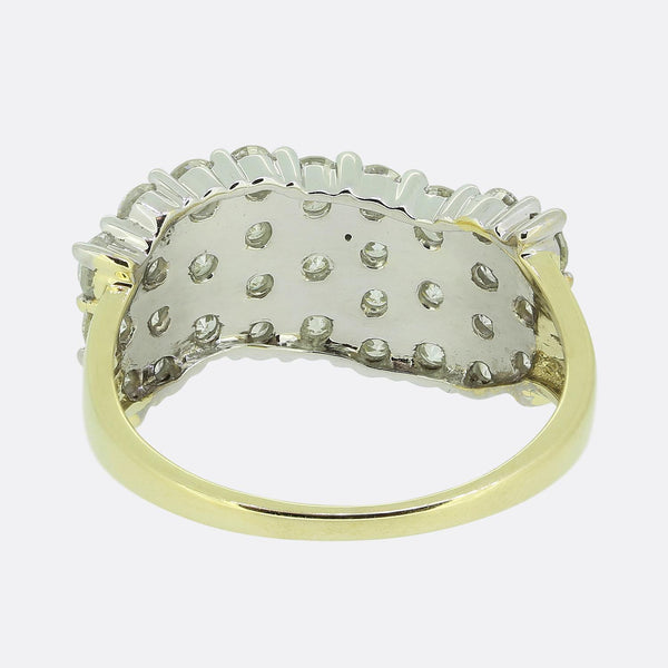 2.54 Carat Diamond Cluster Band