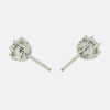 Antique 1.70 Carat Old Cut Diamond Stud Earrings