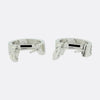 Cartier Two Diamond Classic Model LOVE Hoop Earrings