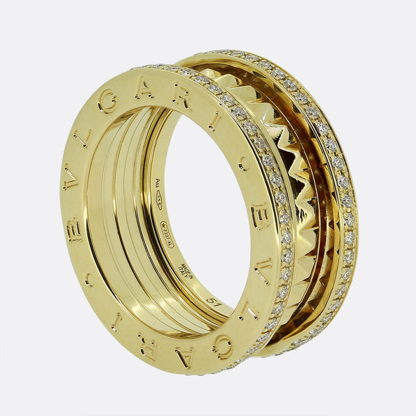 Bvlgari b.Zero1 Diamond Rock Ring Size K 1/2 (51)